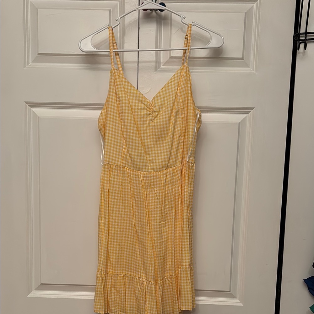 Yellow Gingham Sundress